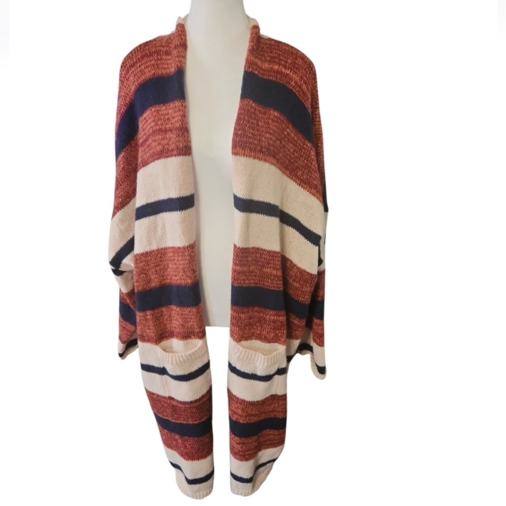 Knox Rose Cable Pointelle Cable Cardigan Sweater - Women's 4X